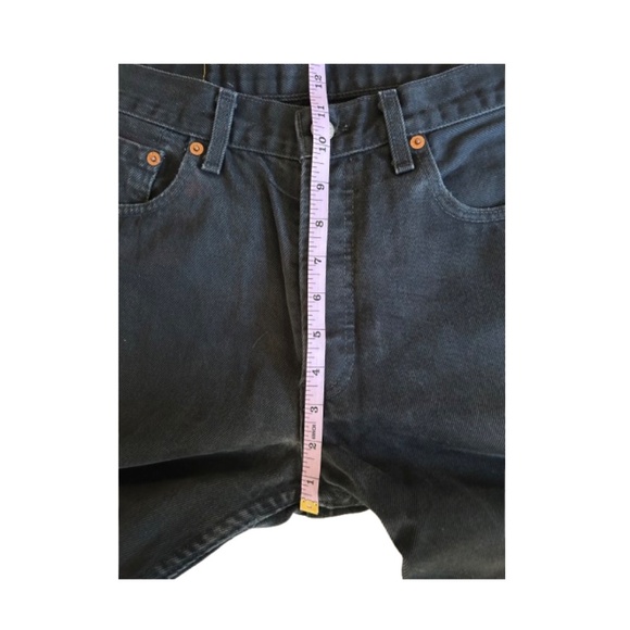Vintage Black Levi's 517 Jeans from 1998, Tag 31x34, Actual 31x31 - Picture 7 of 10